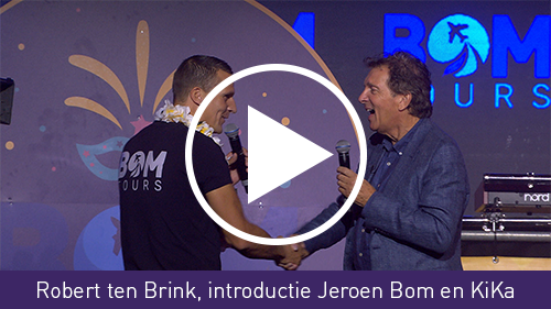 Robert ten Brink, introductie Jeroen Bom en KiKa